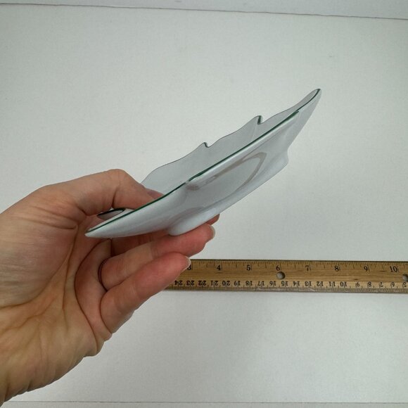 Vtg Christmas Eve Tree Shaped Dish Salem Brand Porcelain Fine China Holiday - Picture 6 of 14